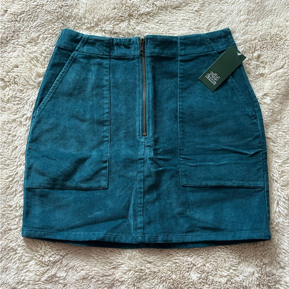 Blue Corduroy Skirt BNWT Size 4